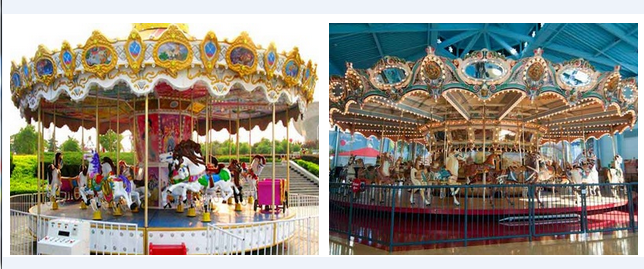 Fairground carousels for sales