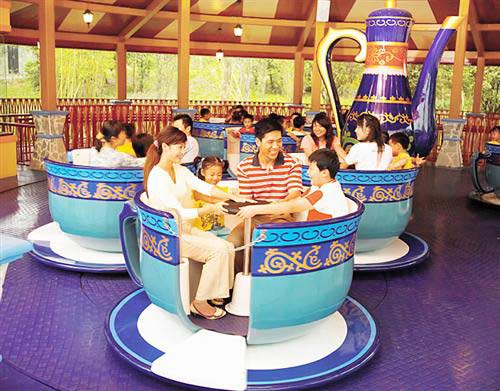 Amusement Park Tea cup Ride