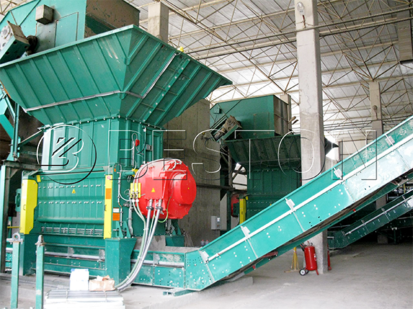 municipal solid waste processing plant