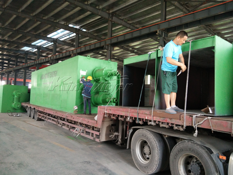 fully continuous waste tire pyrolysis machine