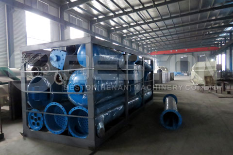 Shipment of Waste Plastic to Oil Machine