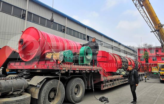 Beston Charcoal Making Machine Shipped to Russia