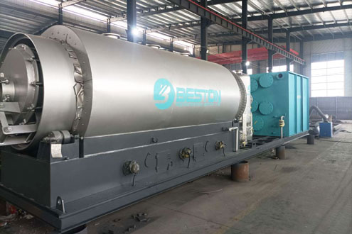 BLJ-3 Skid-mounted Tyre Pyrolysis Plant Shipped to Kosovo in 2023