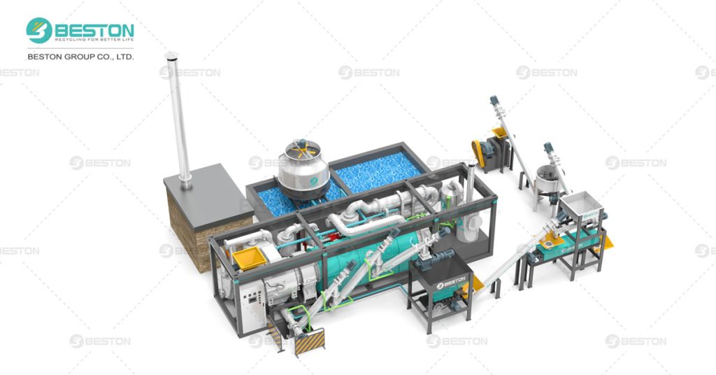 Beston Mobile Biochar Making Machine for Sale