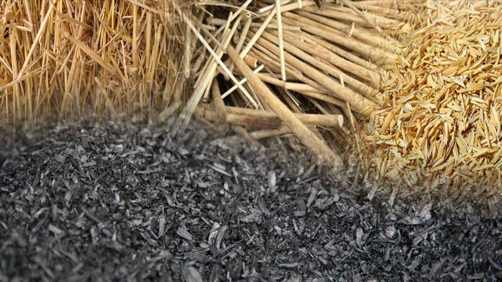Agriculture Waste into Charcoal
